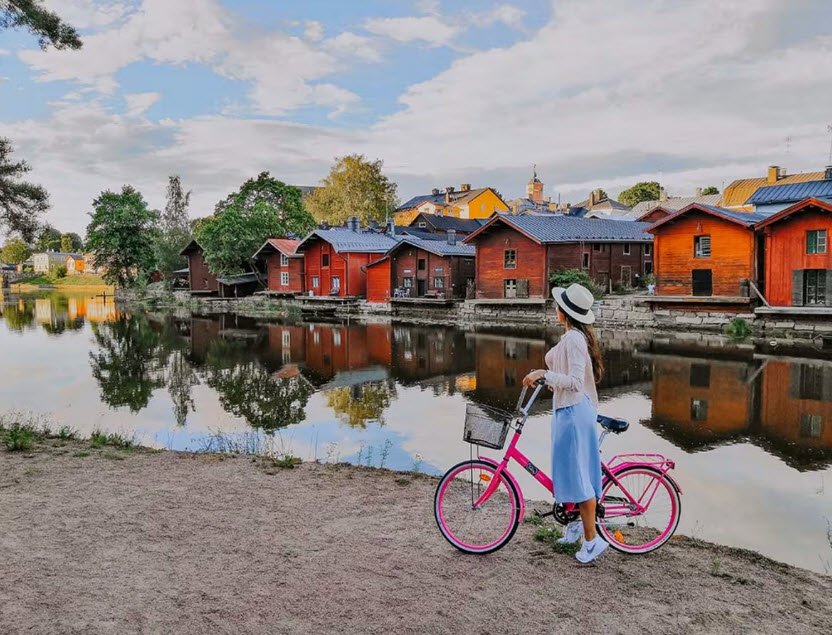 Porvoo Old Town, Porvoo, Southern Finland, Finland